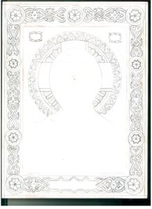 орнамент для иконы для золочения