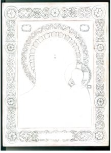 орнамент для иконы для золочения