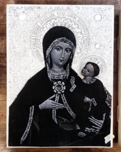 орнамент для иконы для золочения